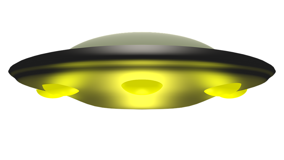 Ufo Space Alien 3D Rendering Spaceship Fan - Ufo, Transparent background PNG HD thumbnail