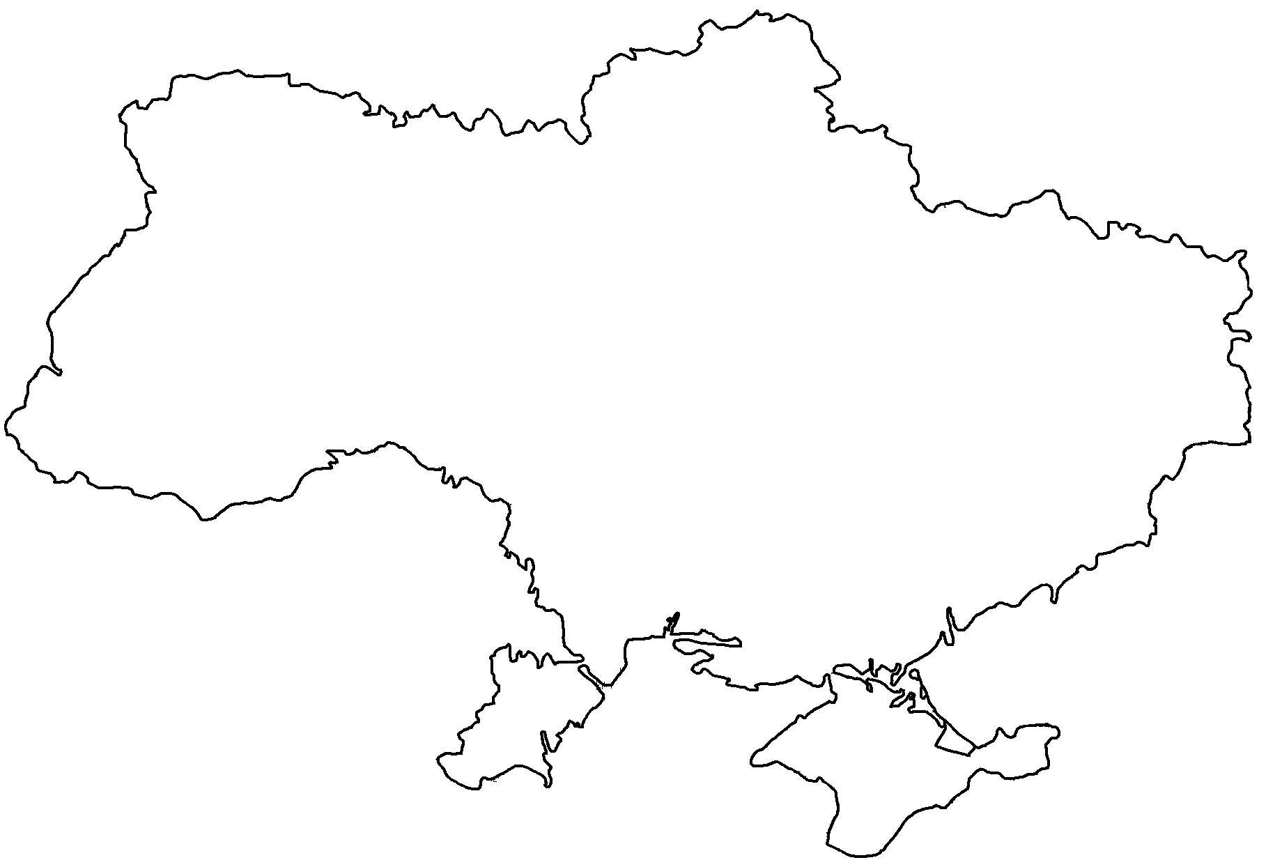 Blank Map Of Ukraine.png - Ukraine, Transparent background PNG HD thumbnail