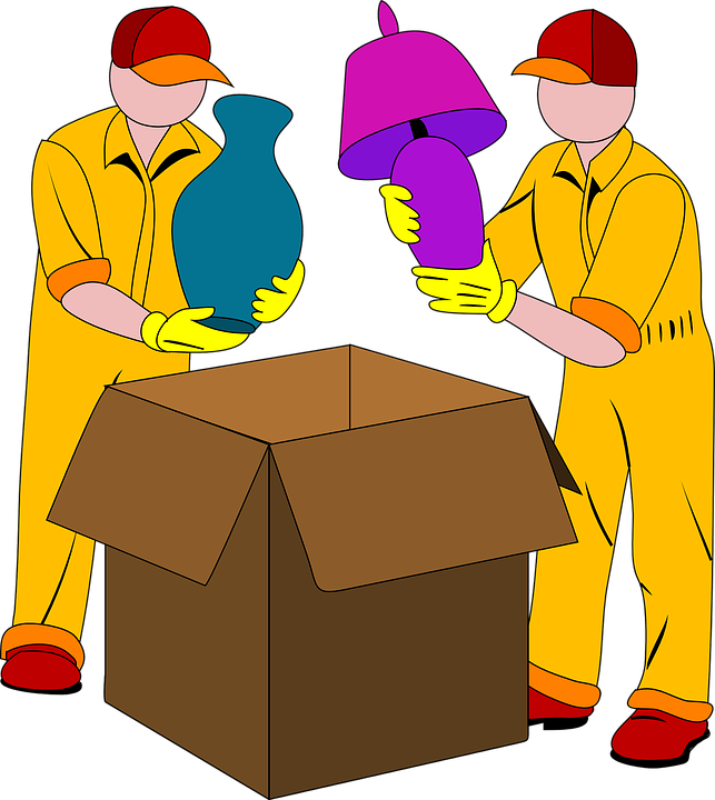 Umzug, Verpackung, Box, Licht, Vase, Pack, Karton - Umzug Cartoon, Transparent background PNG HD thumbnail