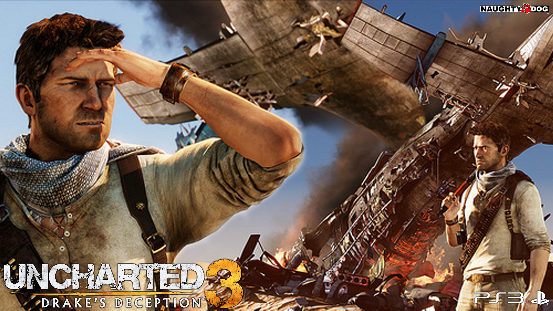 Uncharted 3 Wallpaper Drakes Deception.png - Uncharted, Transparent background PNG HD thumbnail