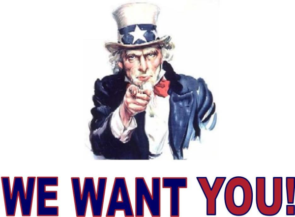 Uncle Sam We Want You1 Resized 600.jpg - Uncle Sam I Want You, Transparent background PNG HD thumbnail
