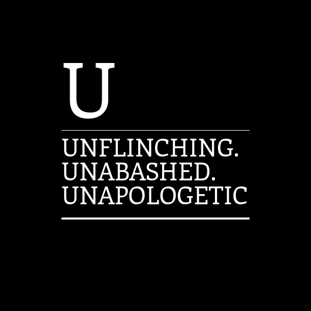 Opposite words of unflinching