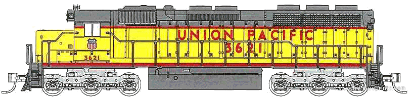 Sd45 Union Pacific - Union Pacific Vector, Transparent background PNG HD thumbnail