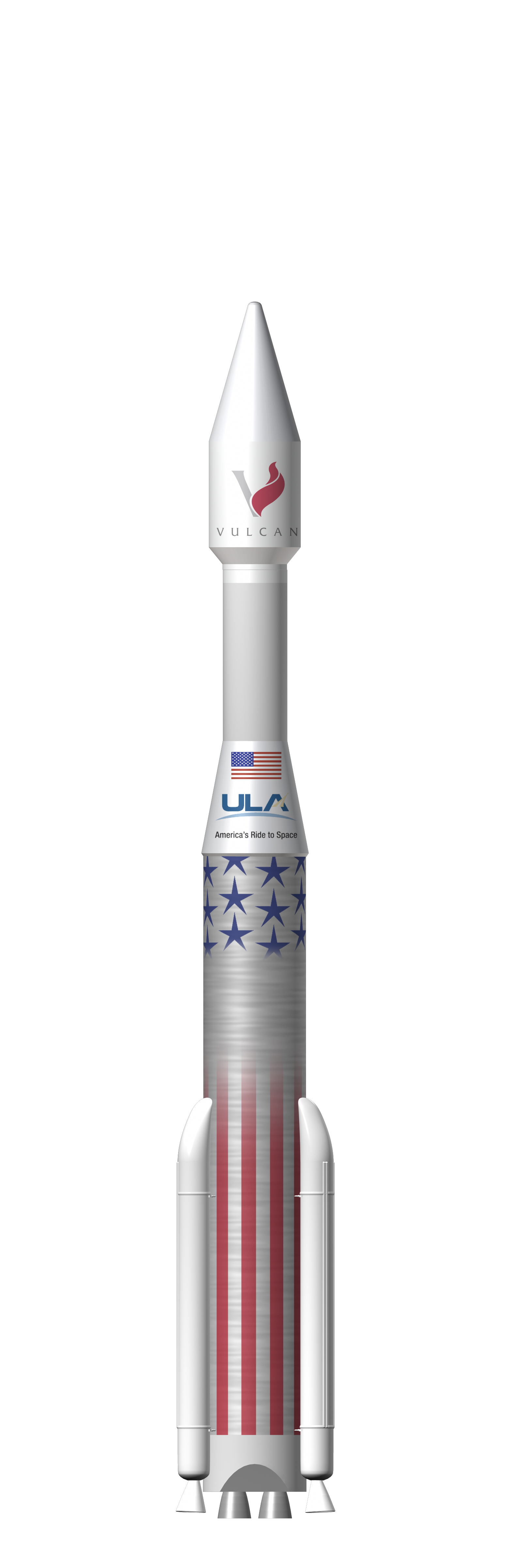 Artwork: Ula Vulcan Rocket Revealed - United Launch Alliance, Transparent background PNG HD thumbnail