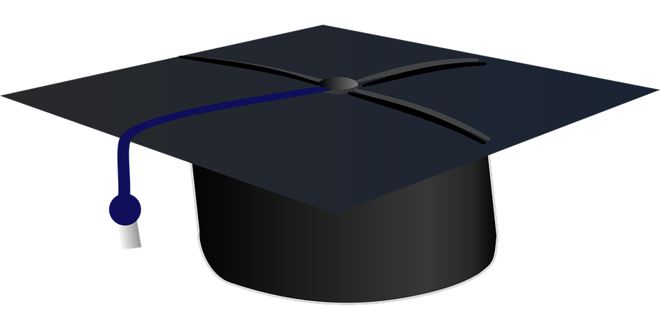 Graduation, Hat, University, Education, College, School - University, Transparent background PNG HD thumbnail