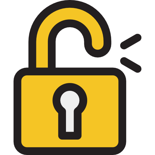 Lock, Secure, Tools And Utensils, Open Padlock, Security, Padlock, Unlocked Icon - Unlocked Padlock, Transparent background PNG HD thumbnail