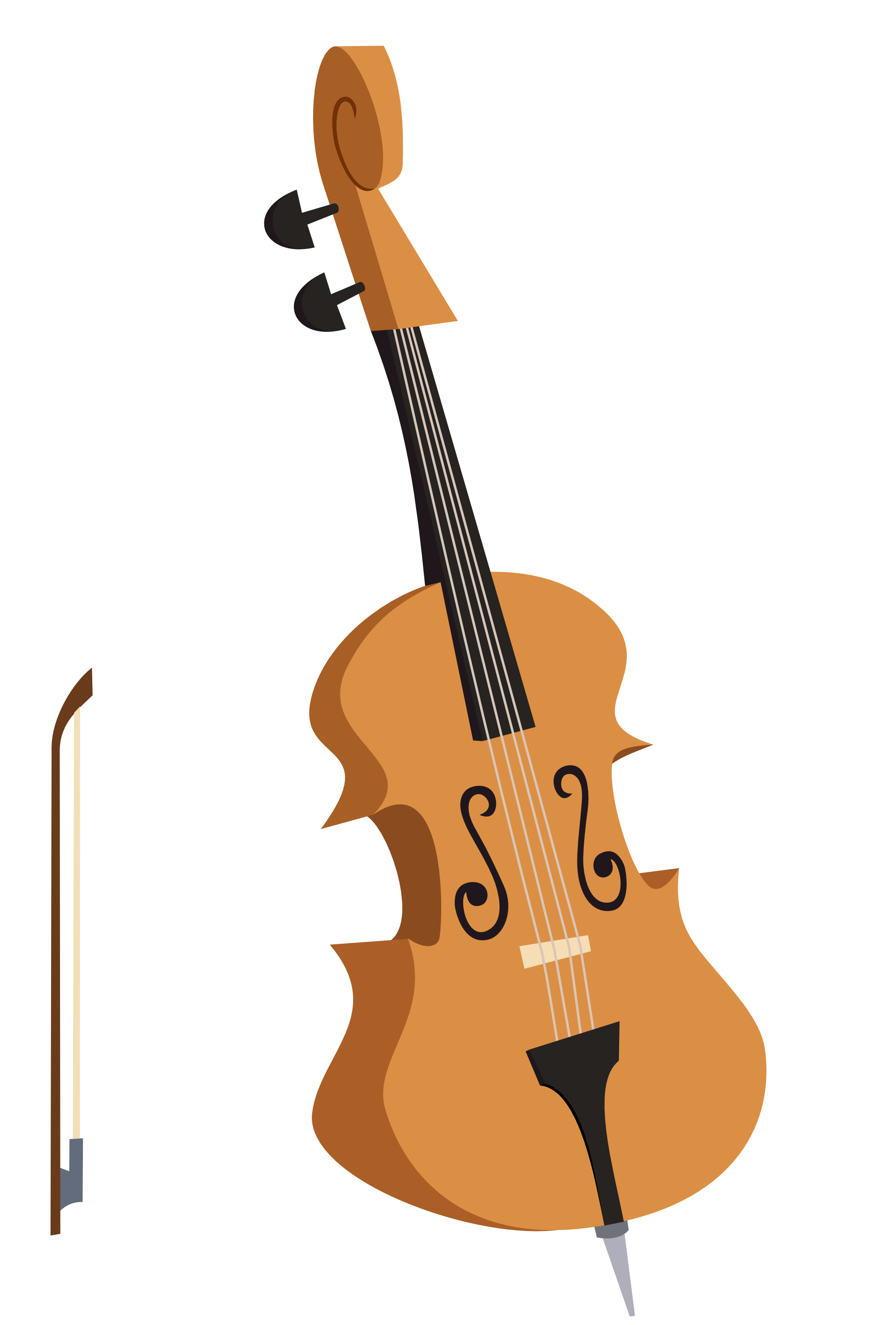 . Hdpng.com Octaviau0027S Cello Or Double Bass By The Smiling Pony - Upright Bass, Transparent background PNG HD thumbnail