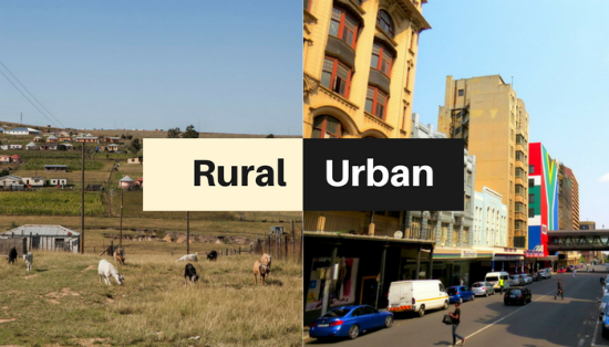 Rural Urban Linkages - Urban And Rural, Transparent background PNG HD thumbnail