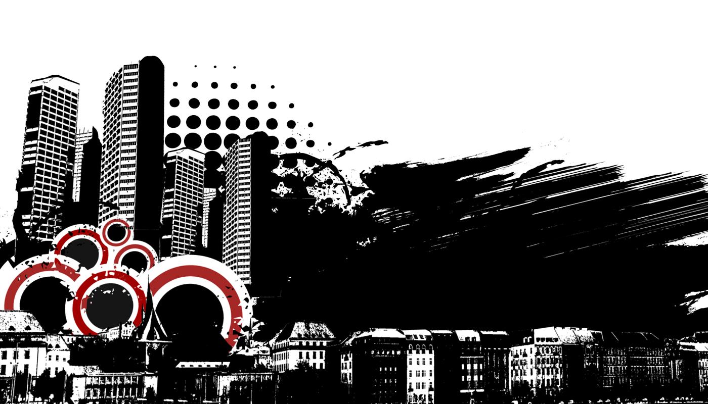 Grunge Urban Graphic 05 - Urban City, Transparent background PNG HD thumbnail
