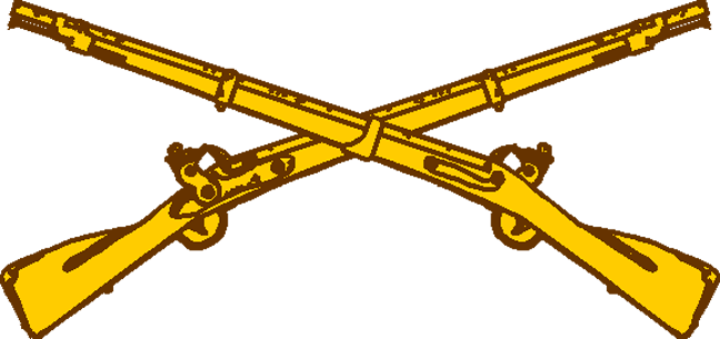 Us Army Infantry Crossed Rifles PNG--648, Us Army Infantry Crossed Rifles PNG - Free PNG