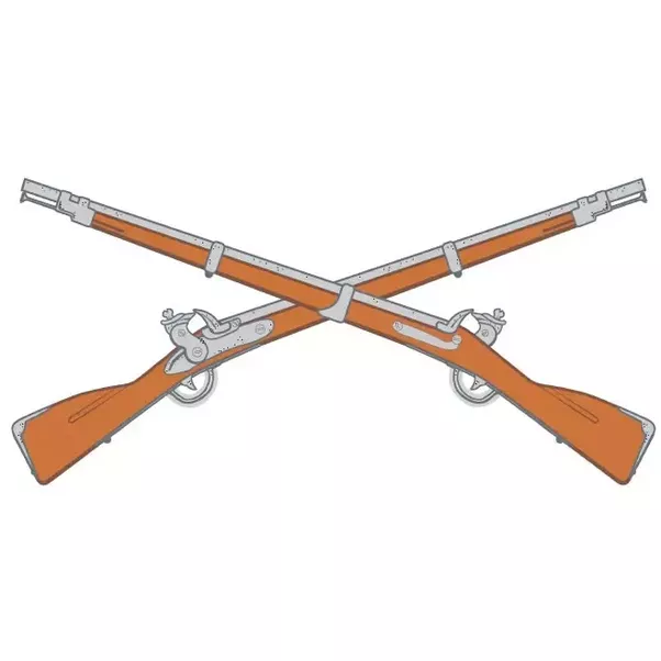 Us Army Infantry Crossed Rifles Png - Cross Rifles Have Been The Symbol Of The Infantry Branch Of The Us Army, Transparent background PNG HD thumbnail