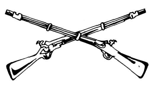 Crossed Rifles Branch Insignia Of The U.s. Army Infantry Hdpng.com  - Us Army Infantry Crossed Rifles, Transparent background PNG HD thumbnail