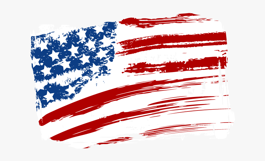 Flag Of The United States Independence Day   Us Flag Painting Png Pluspng.com  - Us Independence Day, Transparent background PNG HD thumbnail