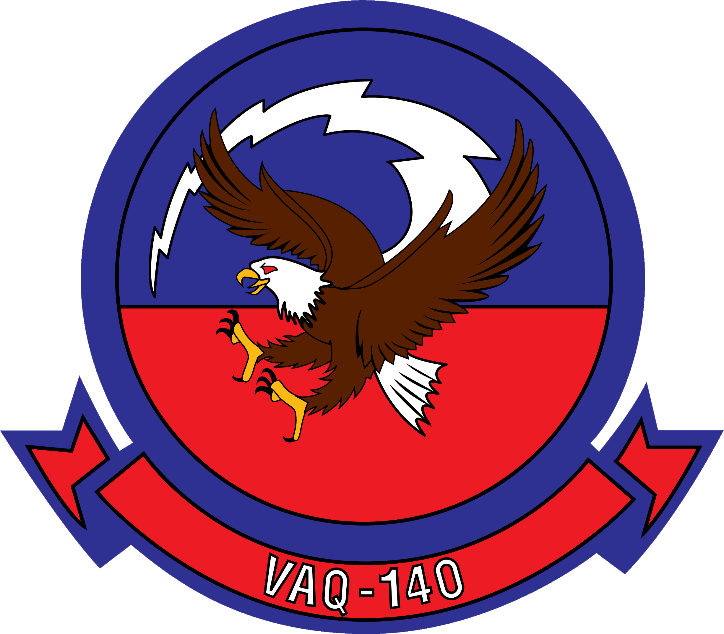 File:electronic Attack Squadron 140 (Us Navy) Insignia 2015.png - Us Navy, Transparent background PNG HD thumbnail
