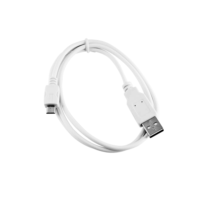 White Micro Usb Cable Hdpng.com  - Usb Cord, Transparent background PNG HD thumbnail