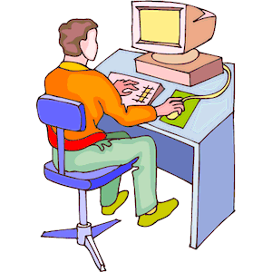 Pin Computer Clipart Use Computer #6 - Use Computer, Transparent background PNG HD thumbnail