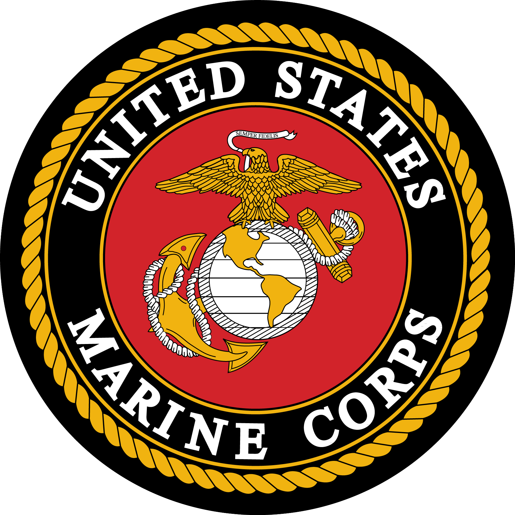 Us Marine Corps Logo Clipart 1.png (1789× - Usmc And Graphics, Transparent background PNG HD thumbnail