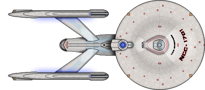 U.S.S. Enterprise NCC-1701 IN