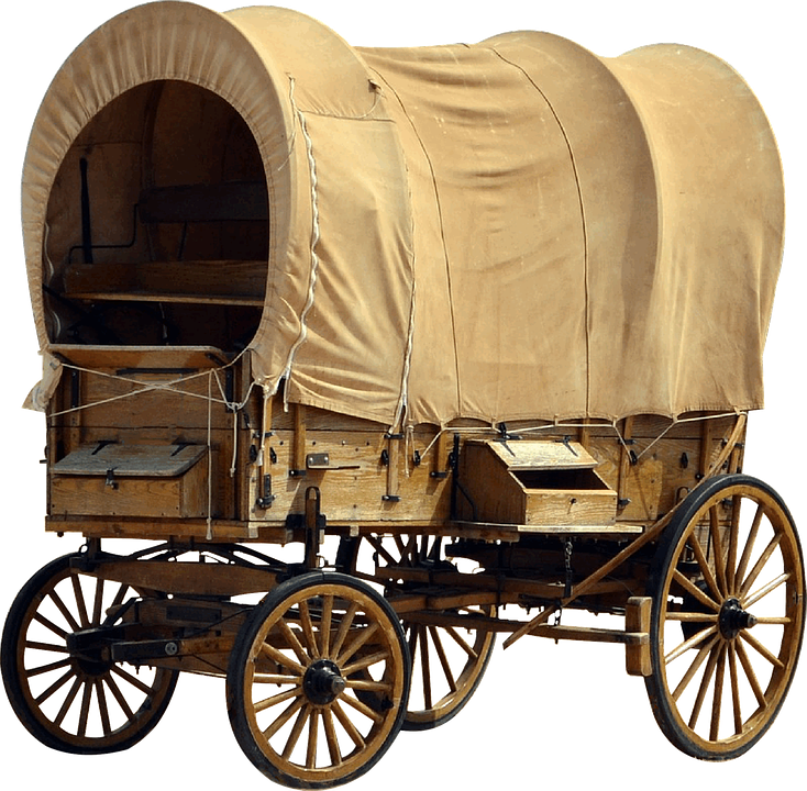 Covered Wagon, Dare, Plane, Means Of Transport, Spokes - Vagon, Transparent background PNG HD thumbnail