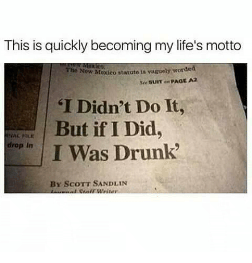Drunk, Funny, and Life: My li