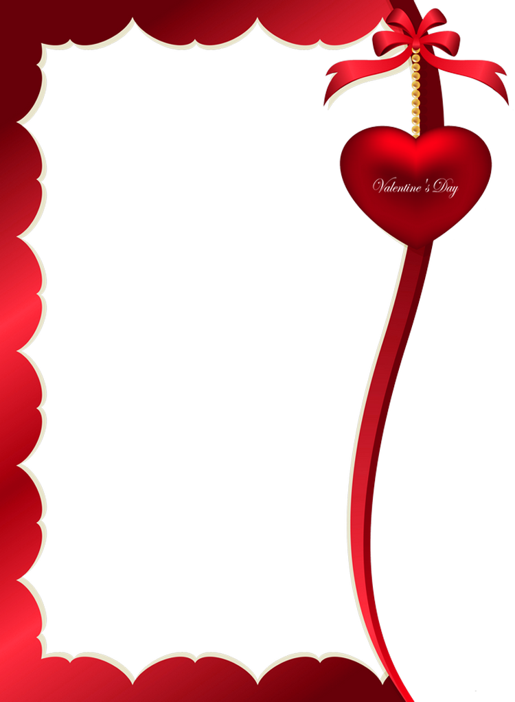 Valentines Day Decorative Ornament For Frame Png Clipart Picture - Valentine Day, Transparent background PNG HD thumbnail