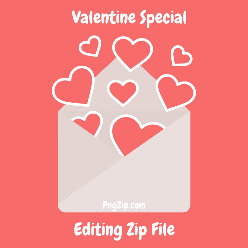 Download Hd Valentine Day Editing Png Zip 2018 Love Png - Valentine, Transparent background PNG HD thumbnail
