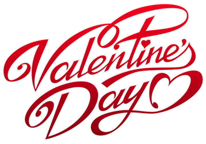 Valentines_Day_Text_Decor_Png_Clipart - Valentinesday, Transparent background PNG HD thumbnail