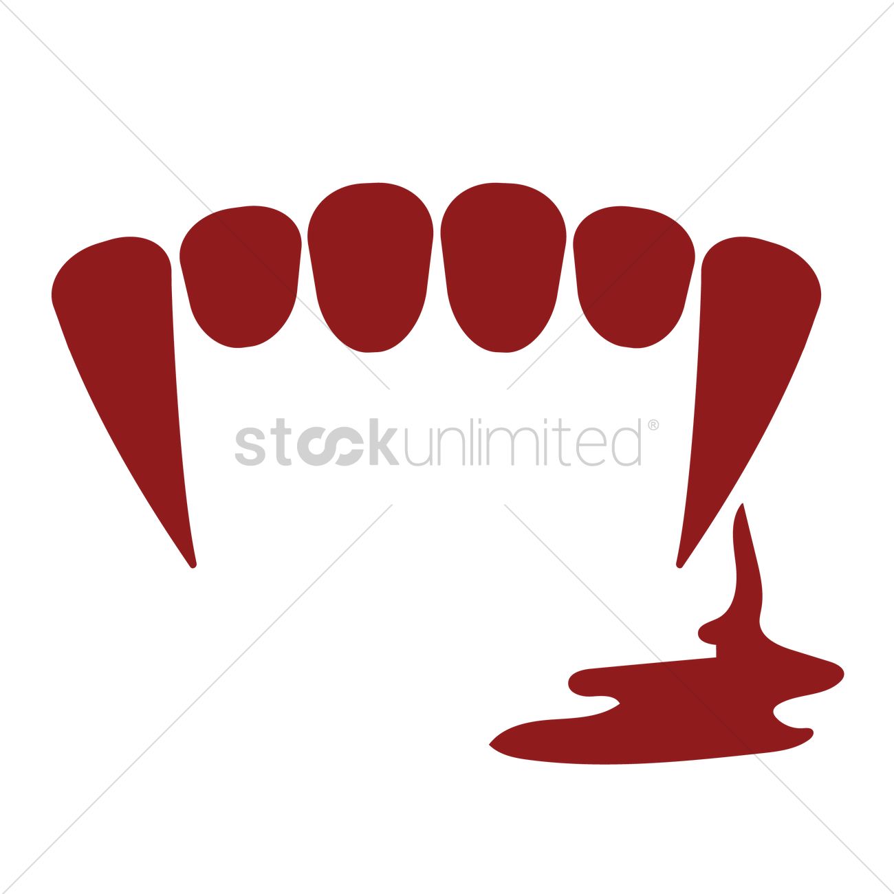 Vampire Teeth With Blood Vector Graphic - Vampire Teeth, Transparent background PNG HD thumbnail