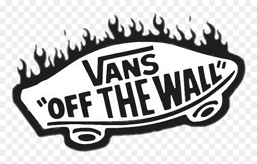 Freetoedit #vans #vansoffthewall #vanslogo #logo #blackandwhite Pluspng.com  - Vans, Transparent background PNG HD thumbnail