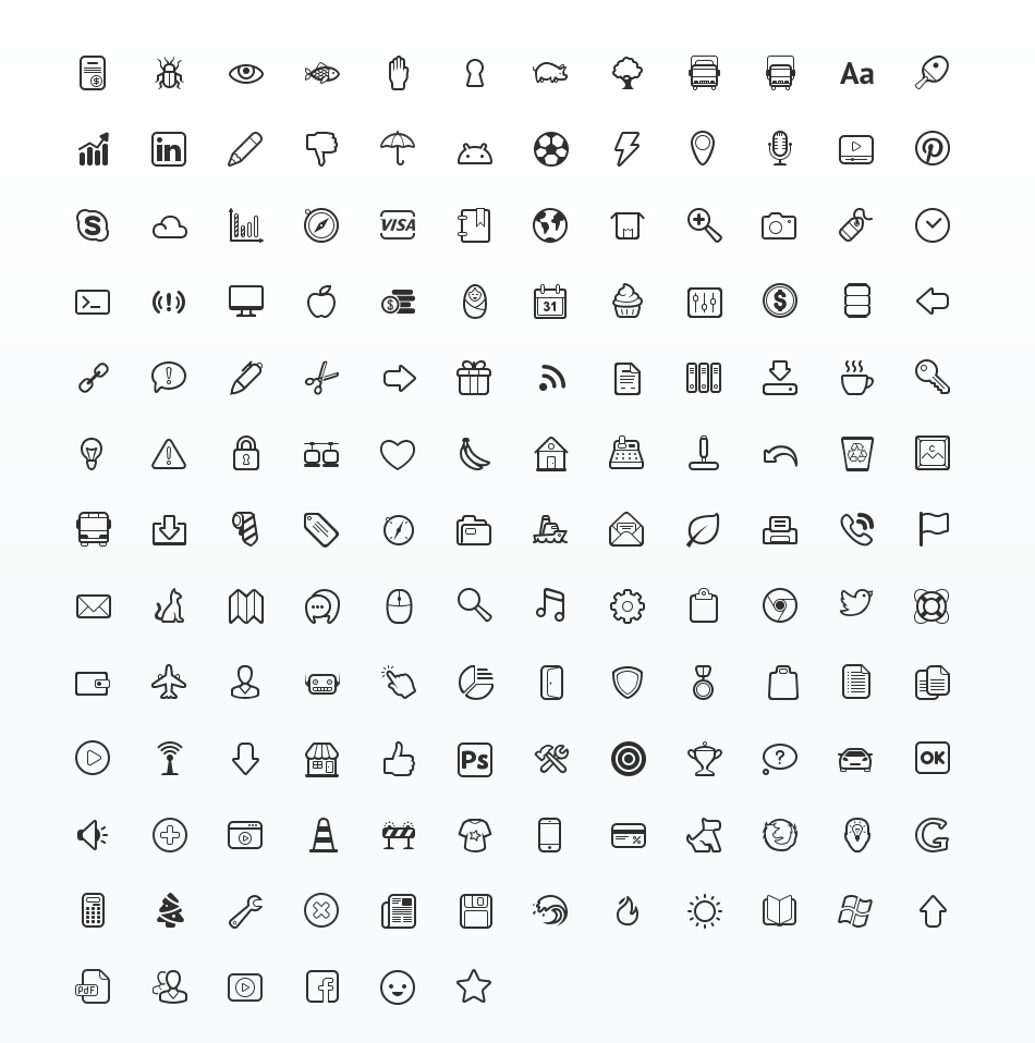 Simplicity Vector Icon Set - Vector Icon, Transparent background PNG HD thumbnail