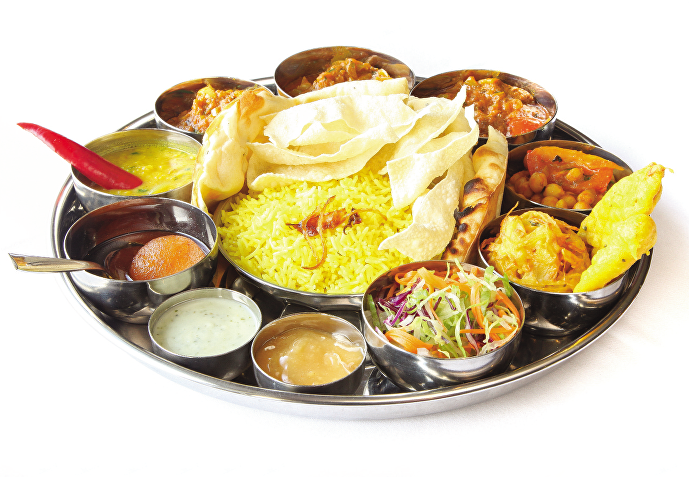 For Vegetarian Option The Meats Will Me Swapped For Mixed Vegetables. - Veg Thali, Transparent background PNG HD thumbnail