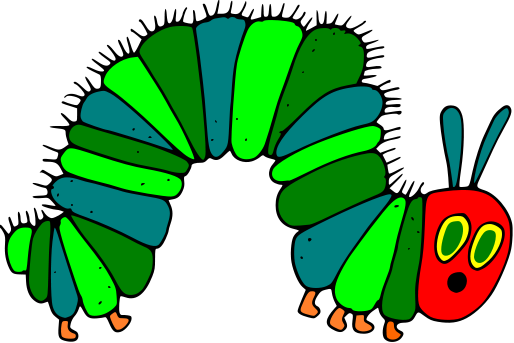 Download - Very Hungry Caterpillar, Transparent background PNG HD thumbnail