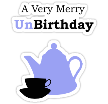 Very Merry Unbirthday Png - Sizing Information, Transparent background PNG HD thumbnail