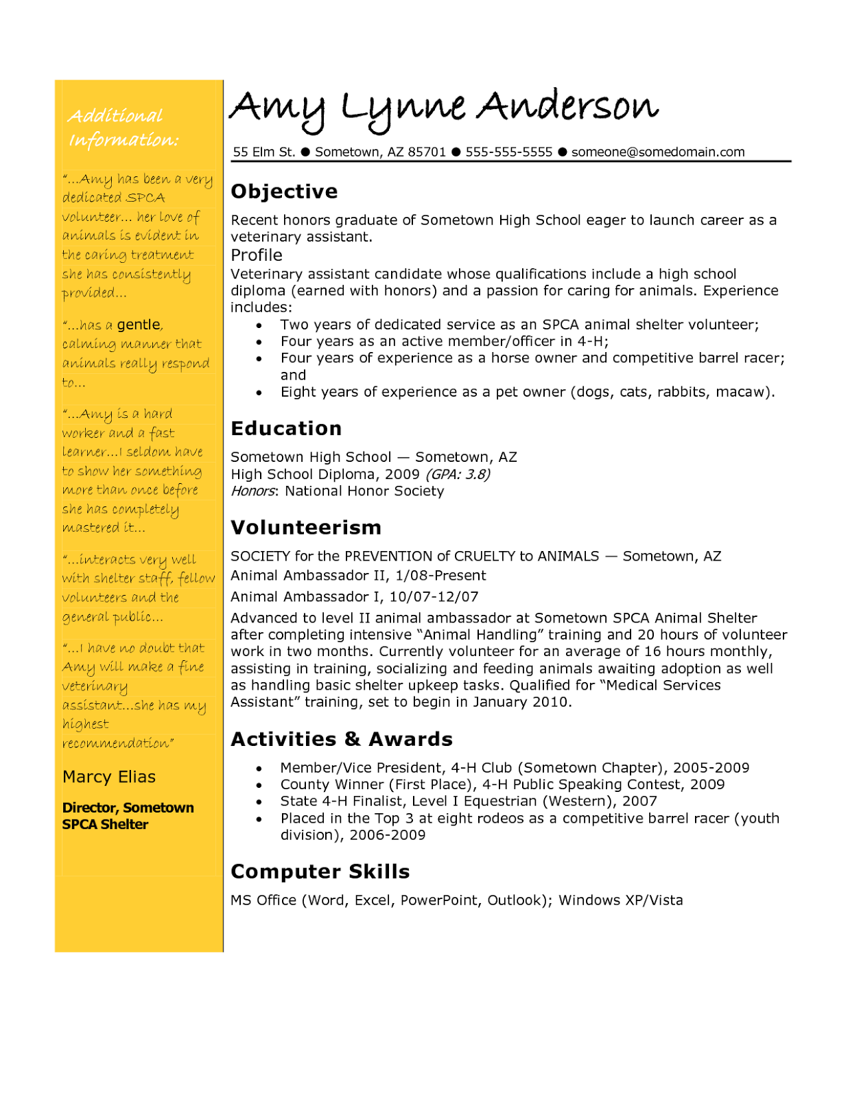 Resume Hdpng.com  - Vet Assistant, Transparent background PNG HD thumbnail
