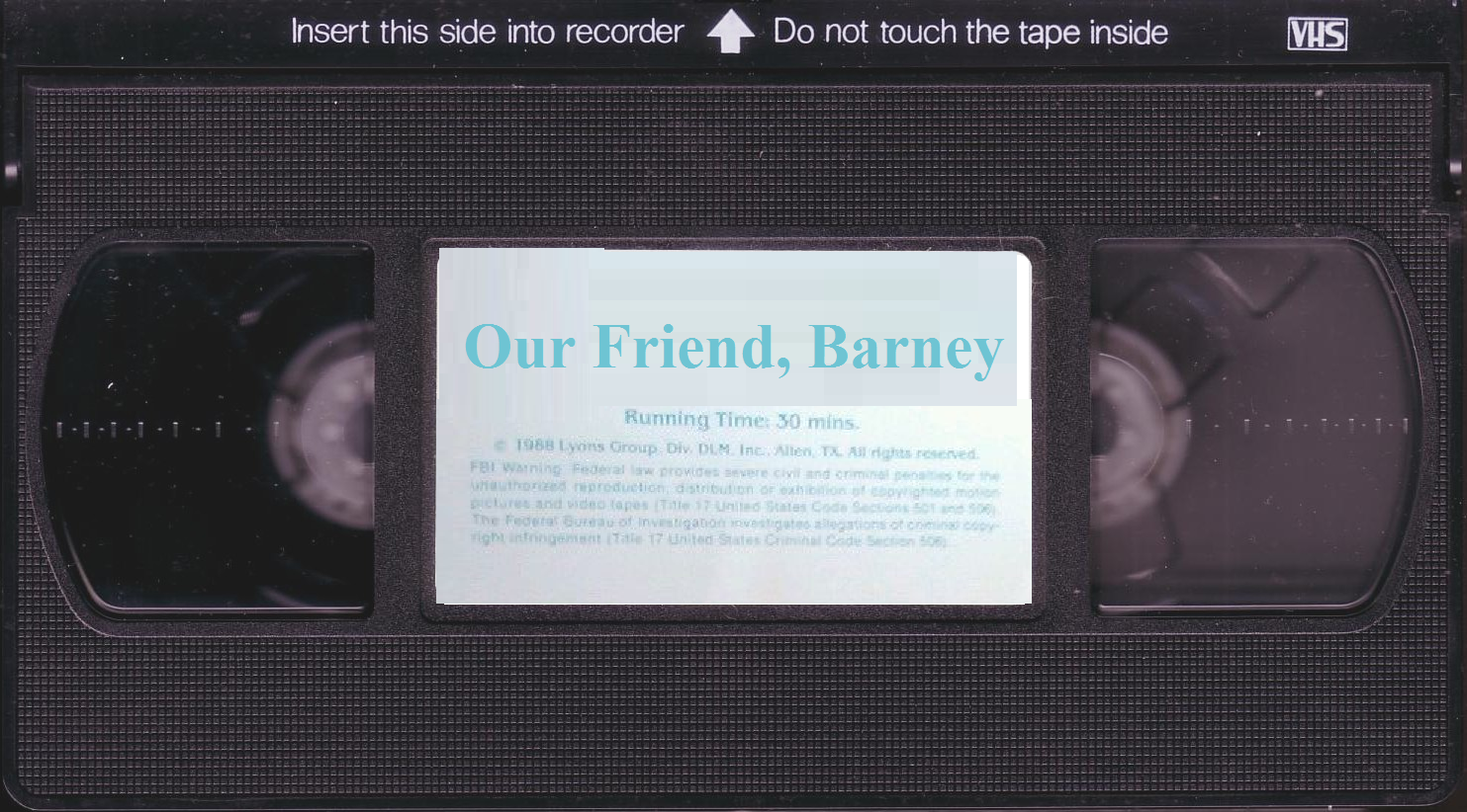 Orange VHS tape template by D