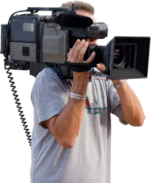 Share This Image - Video Cameraman, Transparent background PNG HD thumbnail