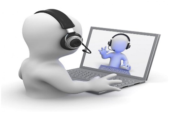 Man, Dude, Headset, Webcam, Video, Conference, Videoconference, Telepresence, - Video Conferencing, Transparent background PNG HD thumbnail