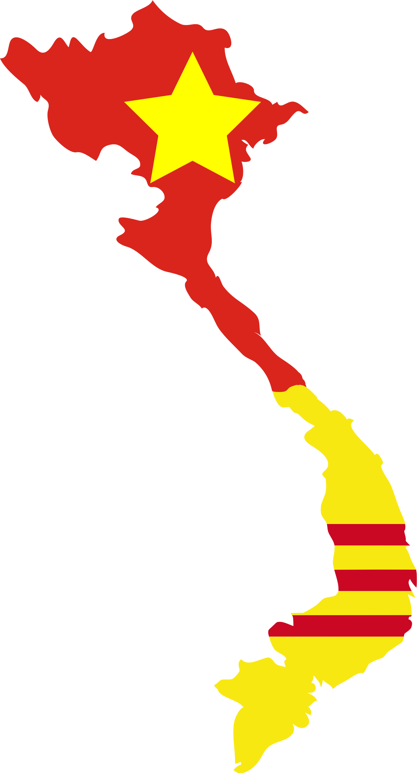 File:flag Map Of North U0026 South Vietnam.png - Vietnam, Transparent background PNG HD thumbnail