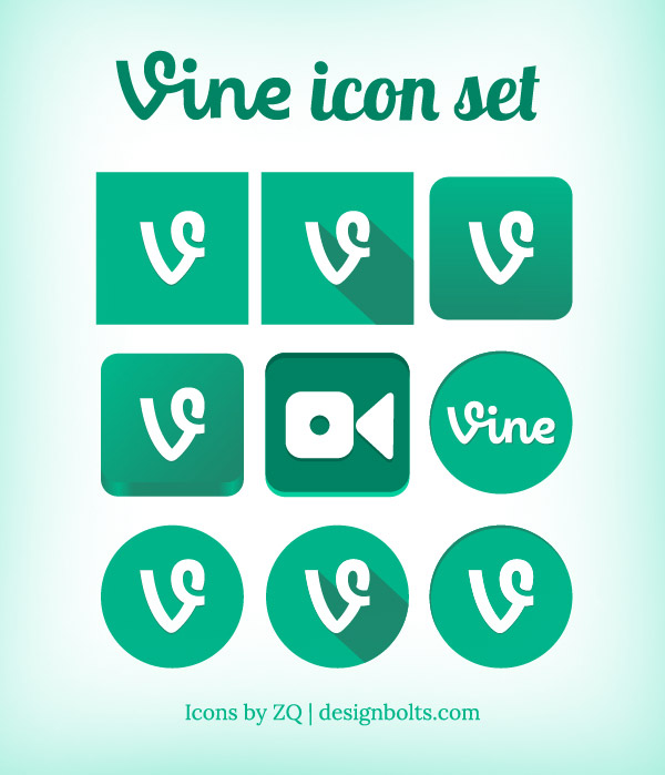 Free Vector Vine Icon Set - Vine Vector, Transparent background PNG HD thumbnail