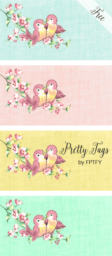 Free Vintage Love Bird Tags   Labels   Free Pretty Things For You - Vintage Love Birds, Transparent background PNG HD thumbnail
