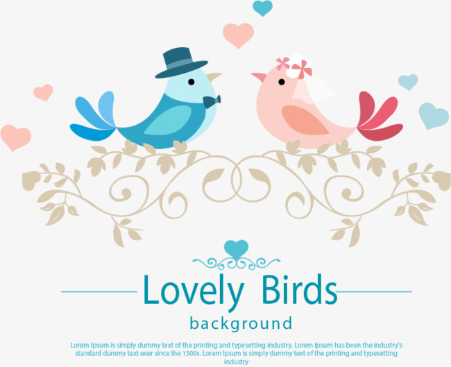 Love Birds Background, Vintage Lace, Euporean Pattern, Lovebirds Png And Vector - Vintage Love Birds, Transparent background PNG HD thumbnail