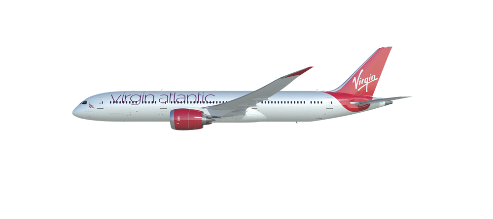 787 Dreamliner - Virgin Atlantic, Transparent background PNG HD thumbnail