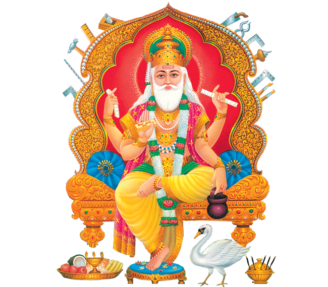 Hd_Wallpapers_Of_Lord_Vishwakarma_4968834770.gif (650×569) - Vishwakarma God, Transparent background PNG HD thumbnail
