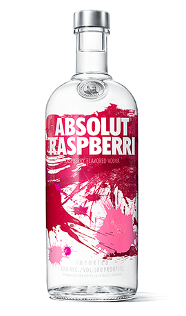 Absolut Raspberri - Vodka, Transparent background PNG HD thumbnail