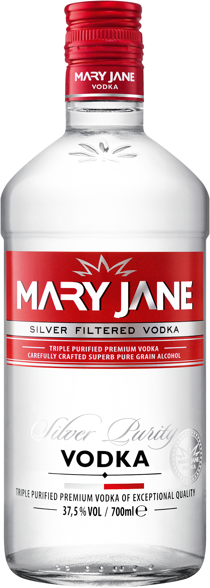 File:водка Mary Jane Silver Purity Vodka.png - Vodka, Transparent background PNG HD thumbnail