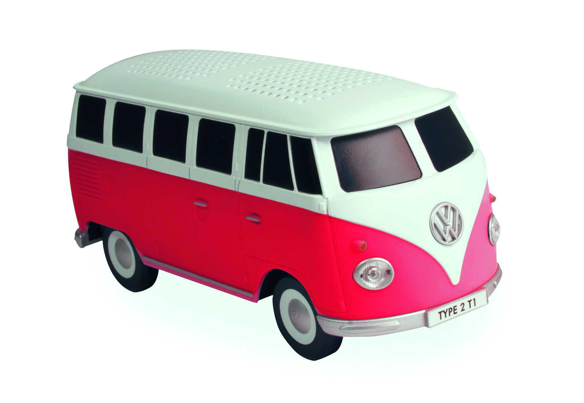 Bluetooth Usb Volkswagen Type 2 Red Camper Speaker - Volkswagen Busje, Transparent background PNG HD thumbnail