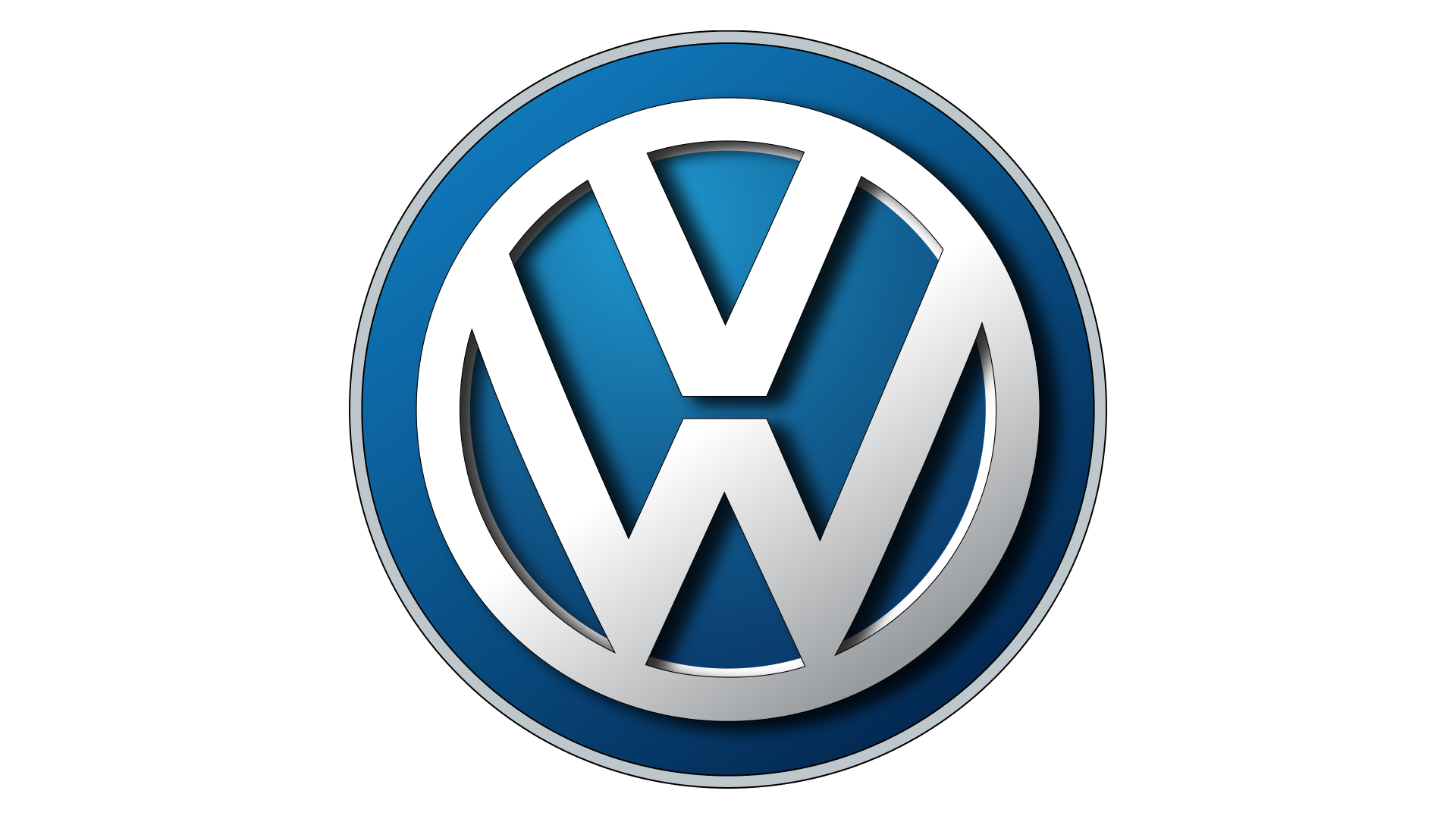 Volkswagen Emblem (2014) 1920X1080 (Hd 1080P) - Volkswagen, Transparent background PNG HD thumbnail