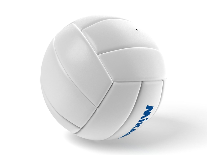 Volleyball Ball V1 3D Model Low Poly Max Obj 3Ds Fbx Ma Mb Stl 1 Hdpng.com  - Volleyball Ball And Net, Transparent background PNG HD thumbnail
