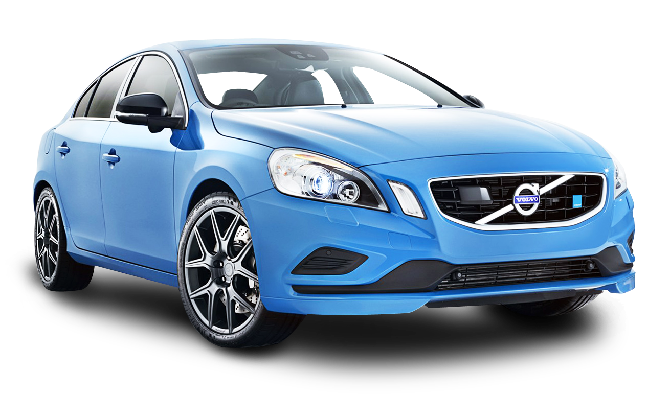 Blue Volvo S60 Polestar Car Png Image - Volvo, Transparent background PNG HD thumbnail