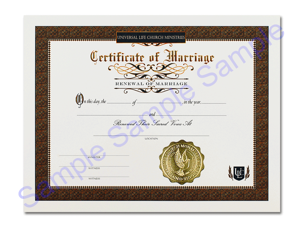 Vow Renewal Certificate - Vow Renewal, Transparent background PNG HD thumbnail